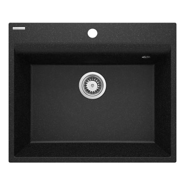Deante ZRC_210A - Kitchen sink CORIO 50x60 cm granite/graphite