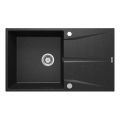 Deante ZRC_211A - Kitchen sink CORIO 50x86 cm granite/graphite