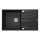Deante ZRC_211A - Kitchen sink CORIO 50x86 cm granite/graphite