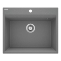 Deante ZRC_S10A - CORIO Kitchen Sink 50x60 cm granite/metallic grey