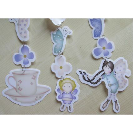 Decofun 70-114 - Children's lampshade for children's chandelier HEIRLOOM E27 430x230 mm
