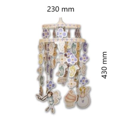 Decofun 70-114 - Children's lampshade for children's chandelier HEIRLOOM E27 430x230 mm