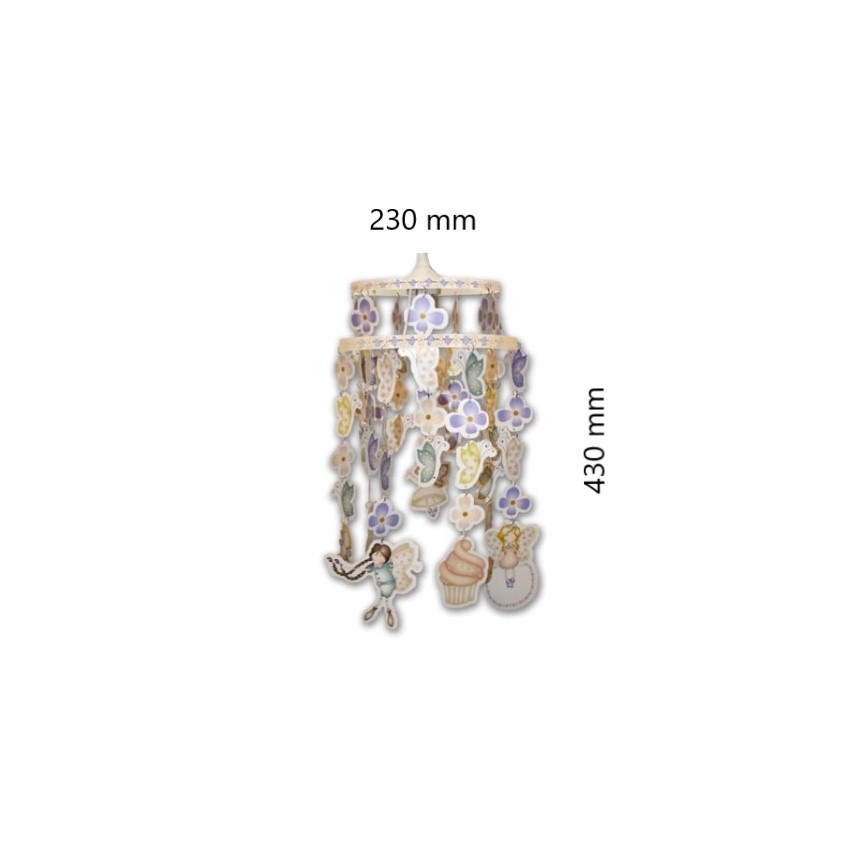 Decofun 70-114 - Children's lampshade for children's chandelier HEIRLOOM E27 430x230 mm