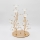 Decorative candlestick 20x34 cm gold