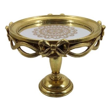 Decorative tray d. 25,5 cm gold