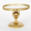 Decorative tray d. 25,5 cm gold