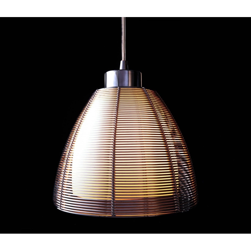 Deko-Light 342025 - Chandelier on a string FILO 1xE27/60W/230V d. 19 cm silver
