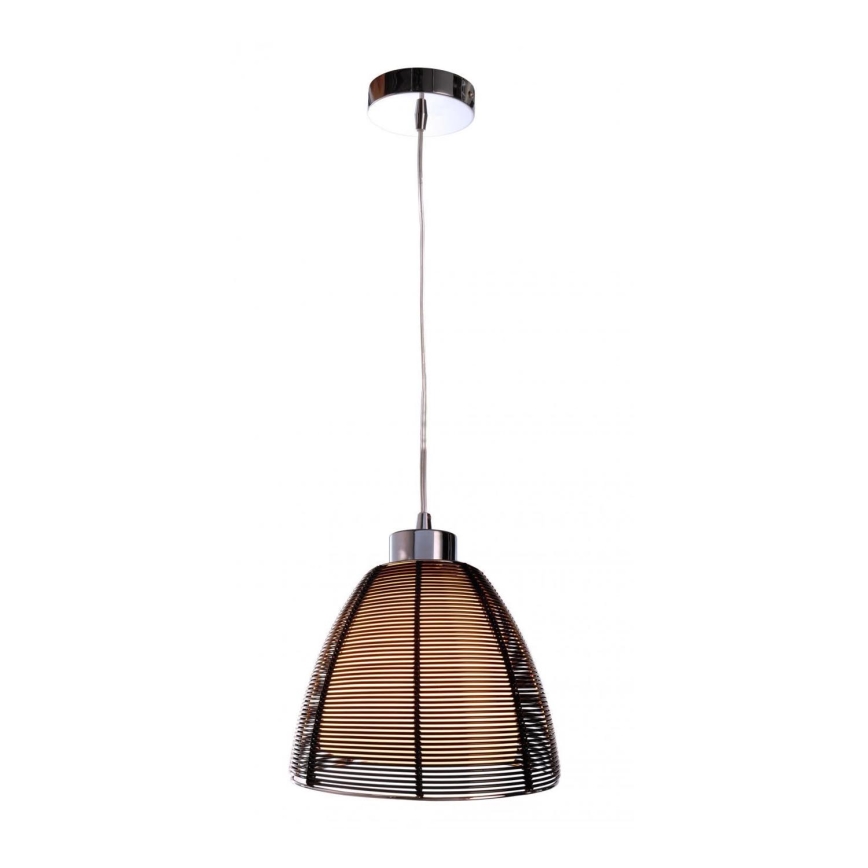 Deko-Light 342026 - Chandelier on a string FILO 1xE27/60W/230V d. 19 cm black