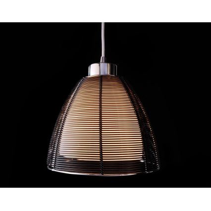 Deko-Light 342026 - Chandelier on a string FILO 1xE27/60W/230V d. 19 cm black