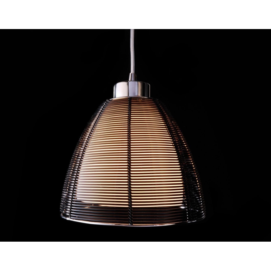 Deko-Light 342026 - Chandelier on a string FILO 1xE27/60W/230V d. 19 cm black