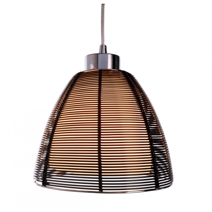 Deko-Light 342026 - Chandelier on a string FILO 1xE27/60W/230V d. 19 cm black