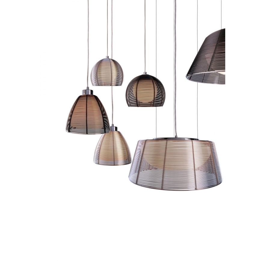 Deko-Light 342026 - Chandelier on a string FILO 1xE27/60W/230V d. 19 cm black