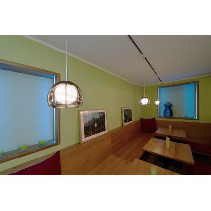 Deko-Light 342029 - Chandelier on a string FILO 1xG9/40W/230V d. 16 cm silver