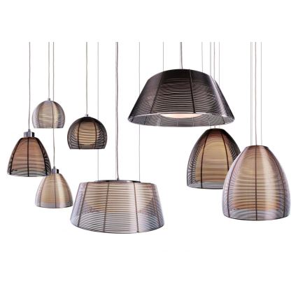 Deko-Light 342032 - Chandelier on a string FILO 3xE27/60W/230V d. 39 cm black