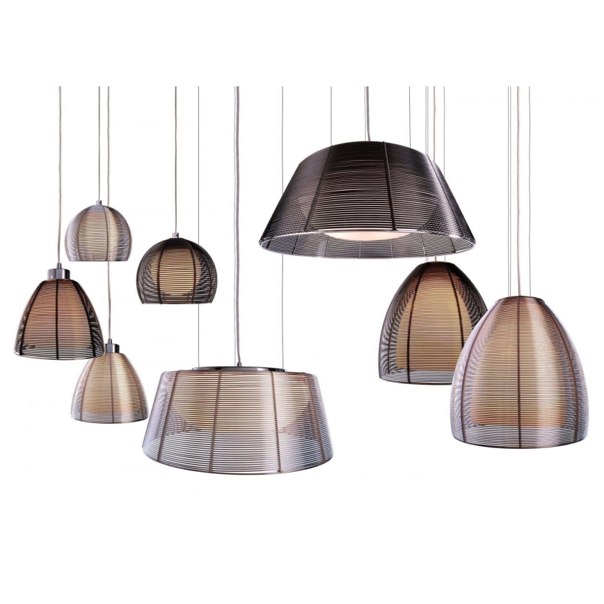 Deko-Light 342032 - Chandelier on a string FILO 3xE27/60W/230V d. 39 cm black