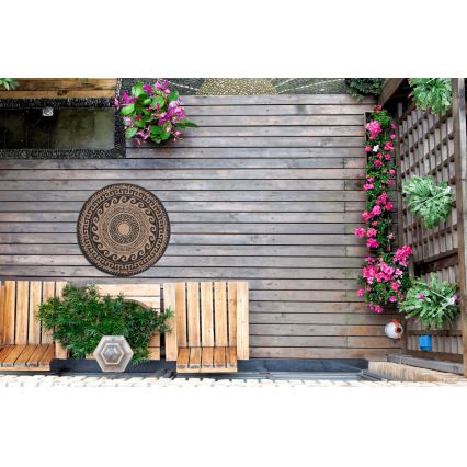 DELMAR Outdoor Rug 80 cm Brown/Beige