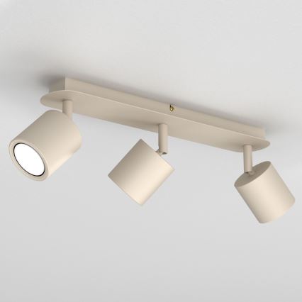 DEMIA 3xGU10/8W/230V Spotlight, Beige