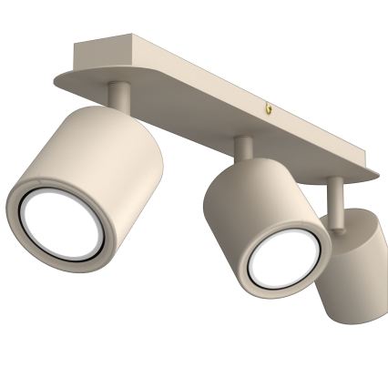 DEMIA 3xGU10/8W/230V Spotlight, Beige