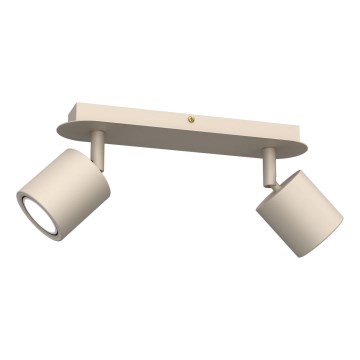 DEMIA Spotlight 2xGU10/8W/230V Beige