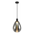DENSO cable pendant lamp 1xG9/5W/230V, Ø 20 cm, black chrome