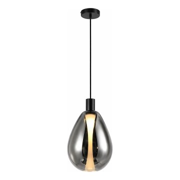 DENSO cable pendant lamp 1xG9/5W/230V, Ø 20 cm, black chrome
