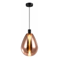 DENSO cable pendant light 1xGU10/10W/230V Ø 30 cm copper/black