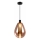DENSO cable pendant light 1xGU10/10W/230V Ø 30 cm copper/black