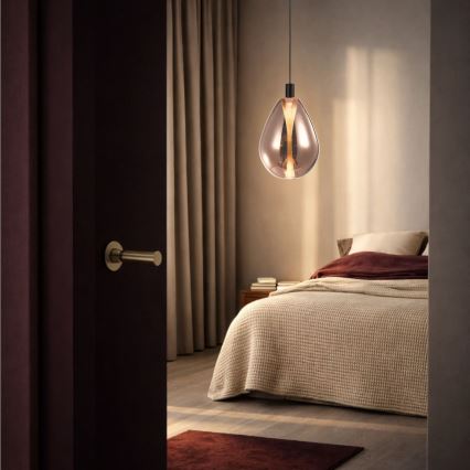 DENSO cable pendant light 1xGU10/10W/230V Ø 30 cm copper/black