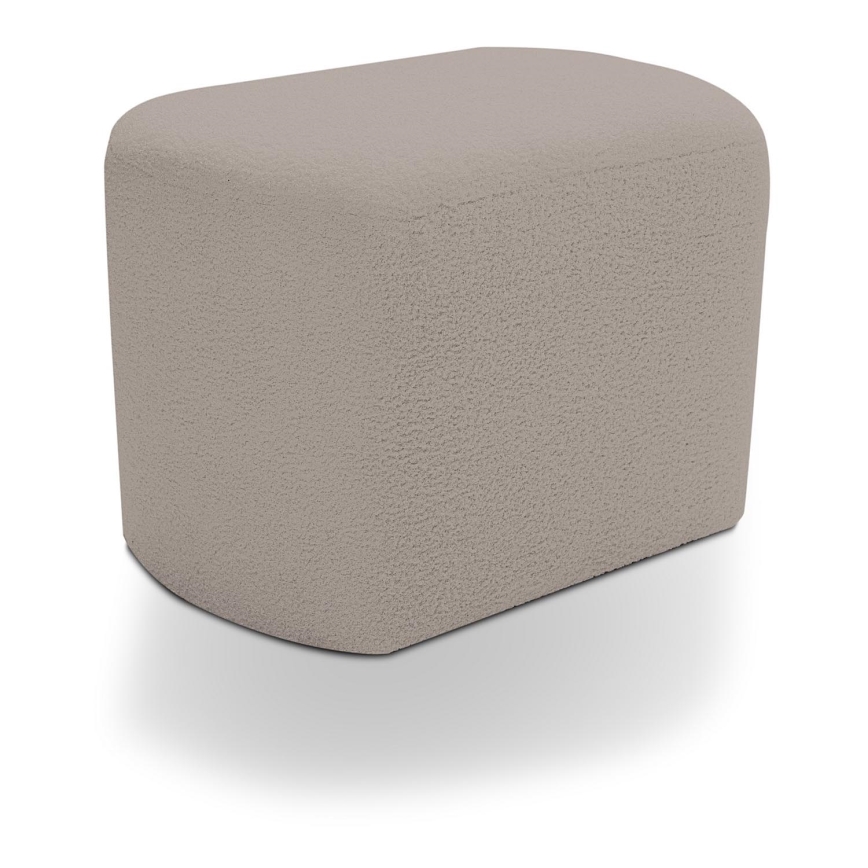 Design stool ESTRELA 43x63 cm beige