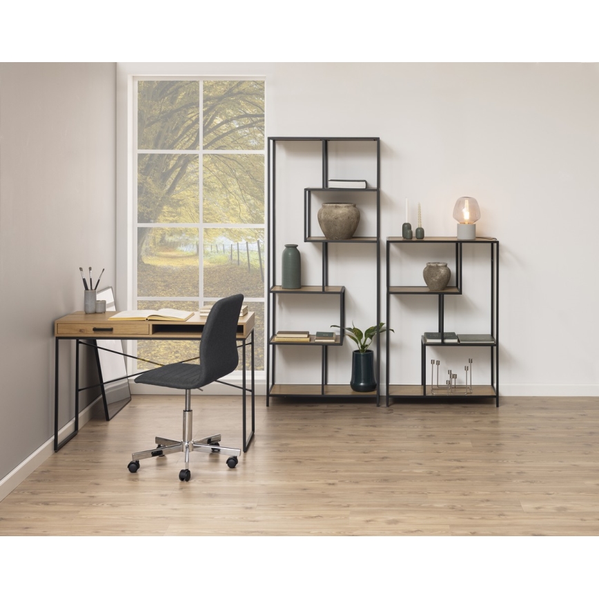 Desk SARON oak/black