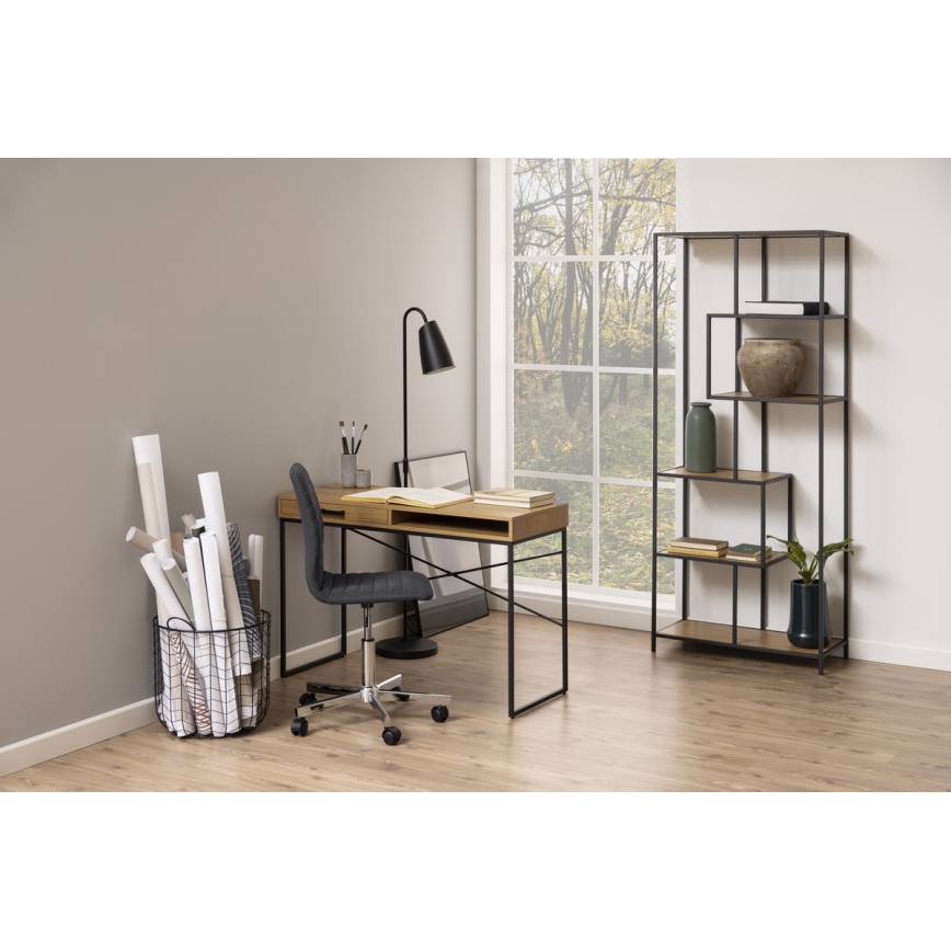 Desk SARON oak/black