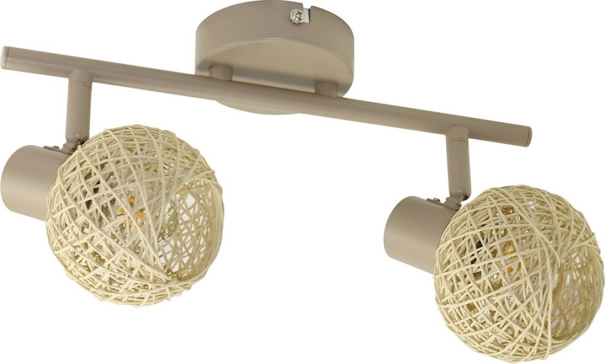 DEX spotlight 2xE14/10W/230V beige/cream