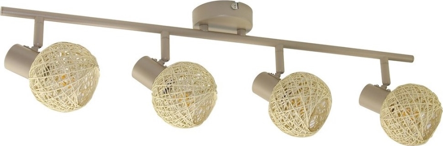 DEX Spotlight 4xE14/10W/230V Beige/Cream