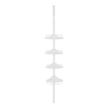 DEX White Corner Bathroom Shelf