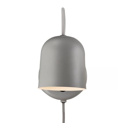 DFTP by Nordlux - ANGLE wall spotlight with USB port 1xGU10/25W/230V grey