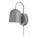 DFTP by Nordlux - ANGLE wall spotlight with USB port 1xGU10/25W/230V grey