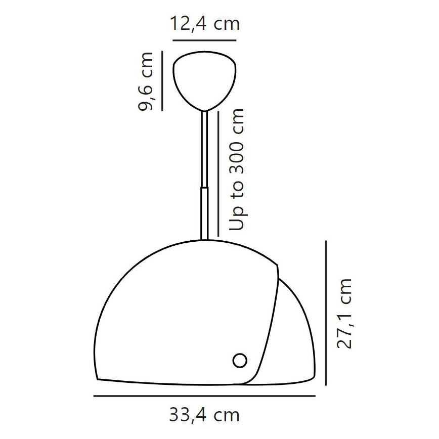DFTP by Nordlux - Chandelier on a string with adjustable lampshade ALIGN 1xE27/15W/230V white
