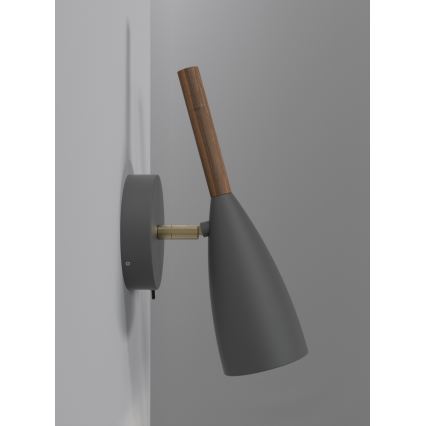 DFTP by Nordlux - Wall spotlight PURE 1xGU10/8W/230V grey