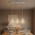 DIAMOND cable-suspended pendant light 3x E27/60W/230V white