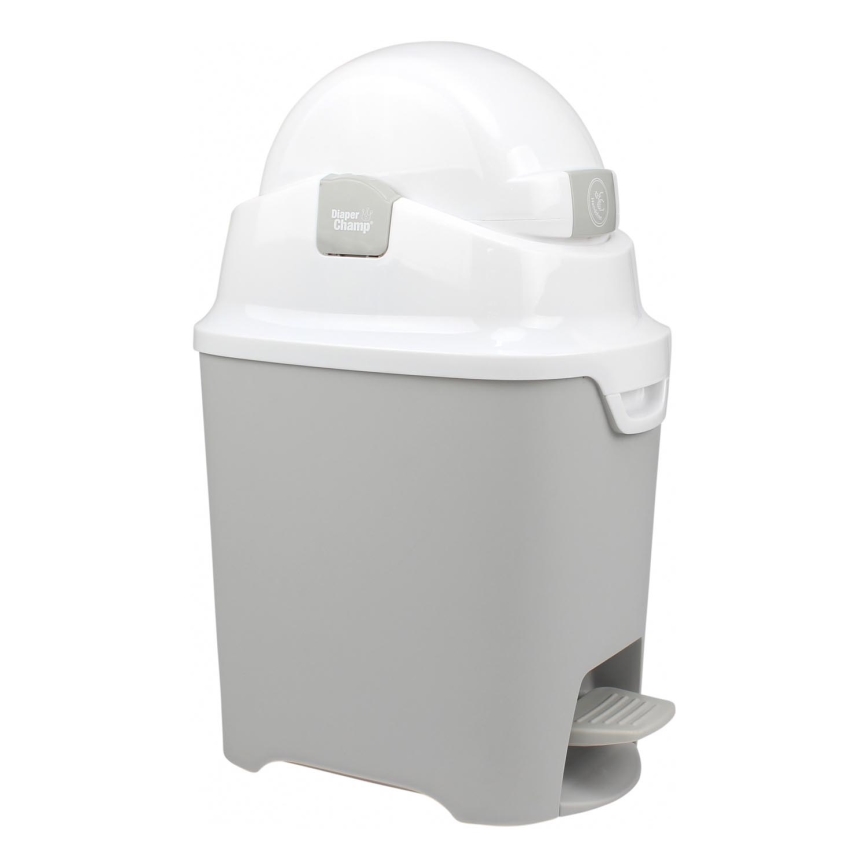 DiaperChamp - Nappy bin ONE HANDSFREE grey