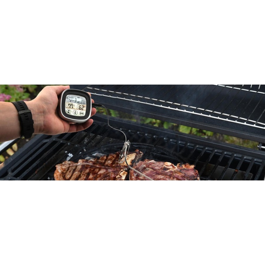 Digital meat thermometer with probe -20-300°C 2xAAA