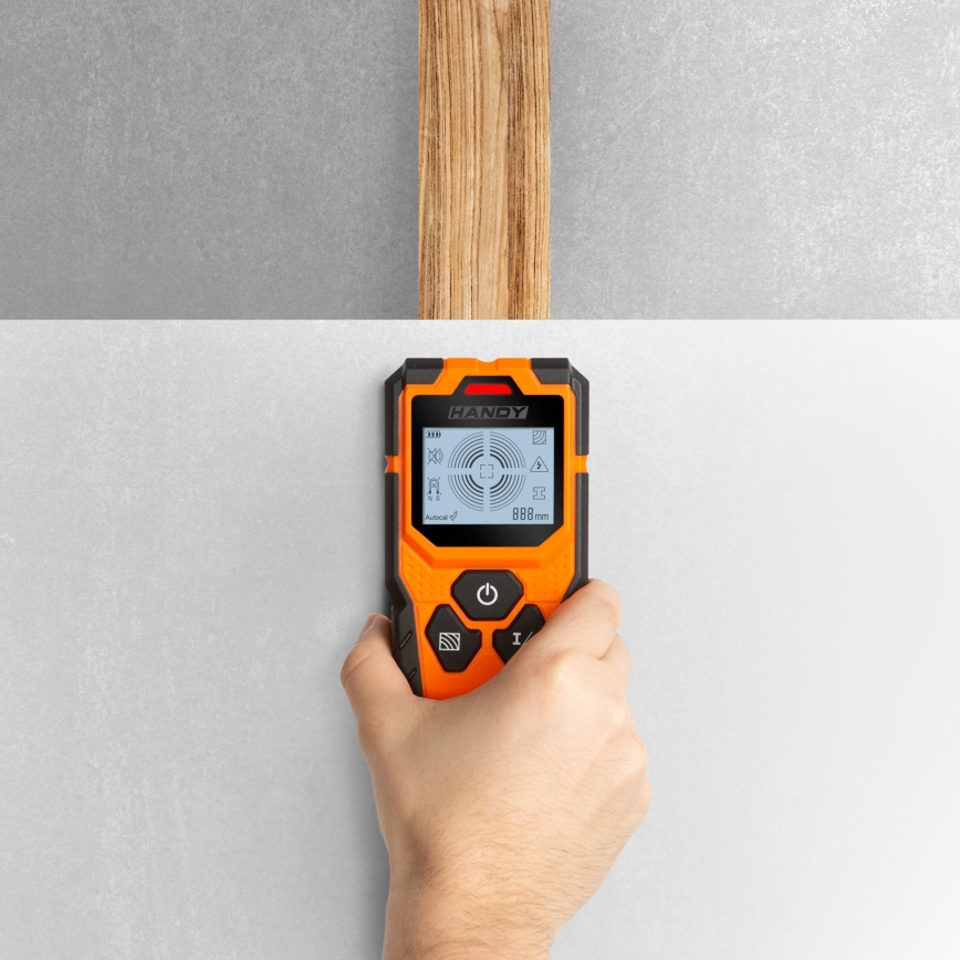 Digital Multifunction Detector 9V (1x6LR61), IP54, Orange