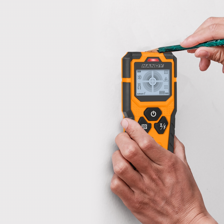 Digital Multifunction Detector 9V (1x6LR61), IP54, Orange