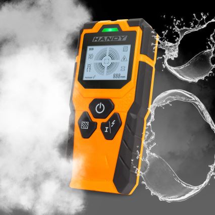 Digital Multifunction Detector 9V (1x6LR61), IP54, Orange