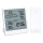 Digital thermometer 5V/2xAAA + 2xAAA white