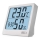 Digital Thermometer and Hygrometer, 1xAA, White