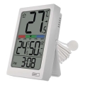 Digital Thermometer and Hygrometer — 2×AAA, White
