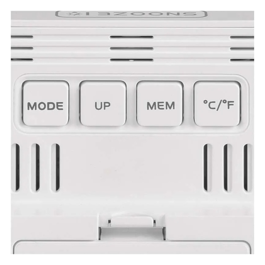 Digital thermometer with hygrometer, 1xAA, white