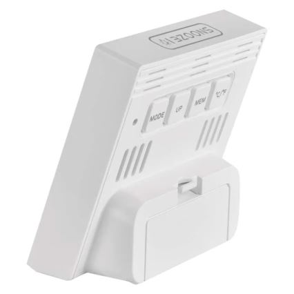 Digital thermometer with hygrometer, 1xAA, white