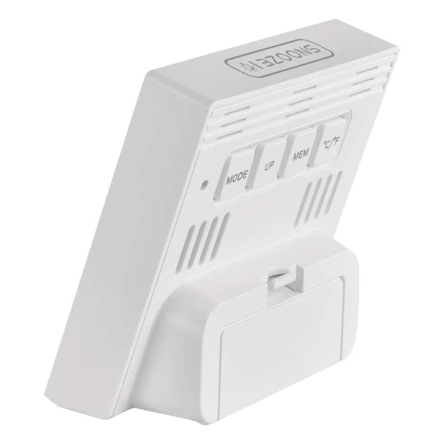 Digital thermometer with hygrometer, 1xAA, white